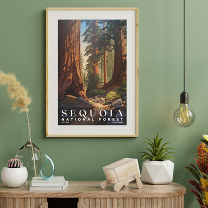 Sequoia National Forest Poster | S01