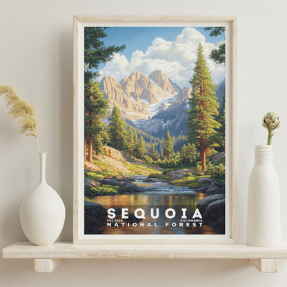 Sequoia National Forest Poster | S02