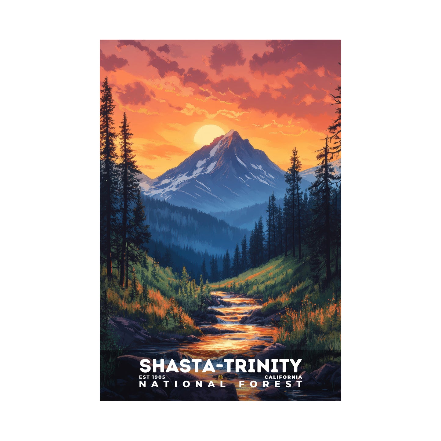 Shasta-Trinity National Forest Poster | S02