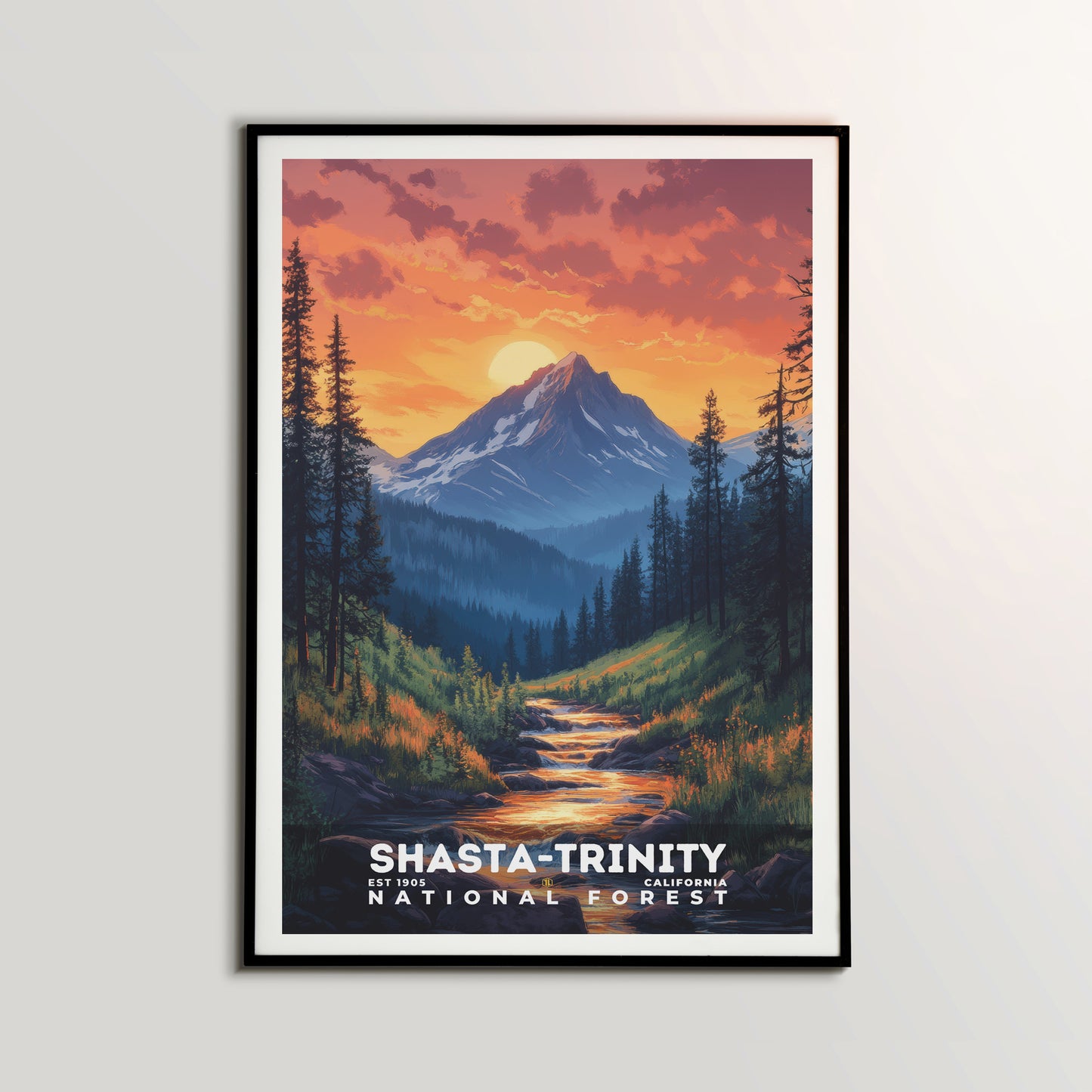 Shasta-Trinity National Forest Poster | S02