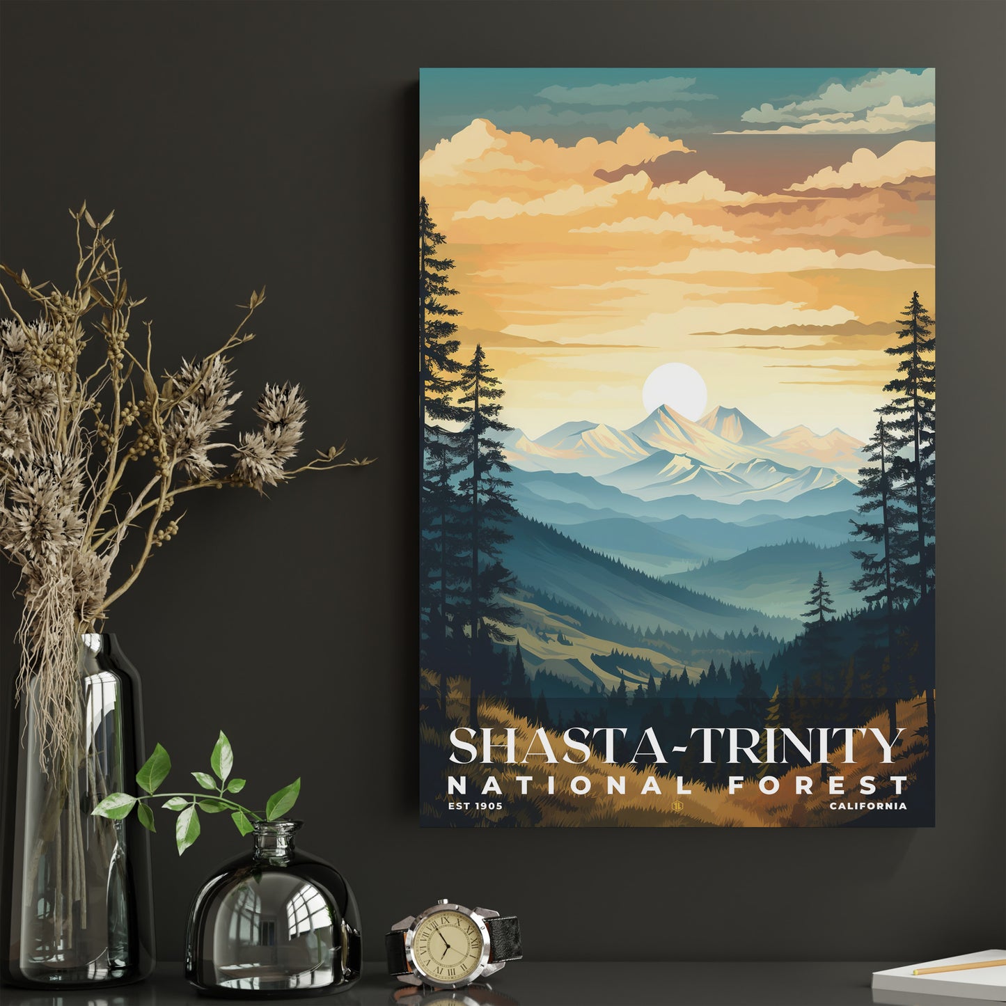 Shasta-Trinity National Forest Poster | S01