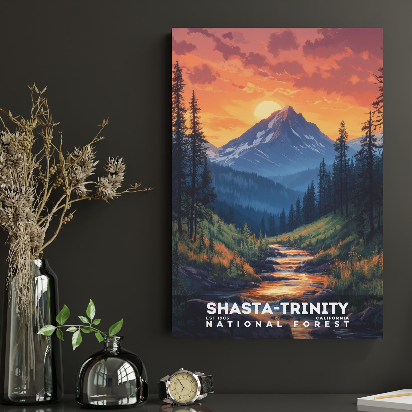 Shasta-Trinity National Forest Poster | S02