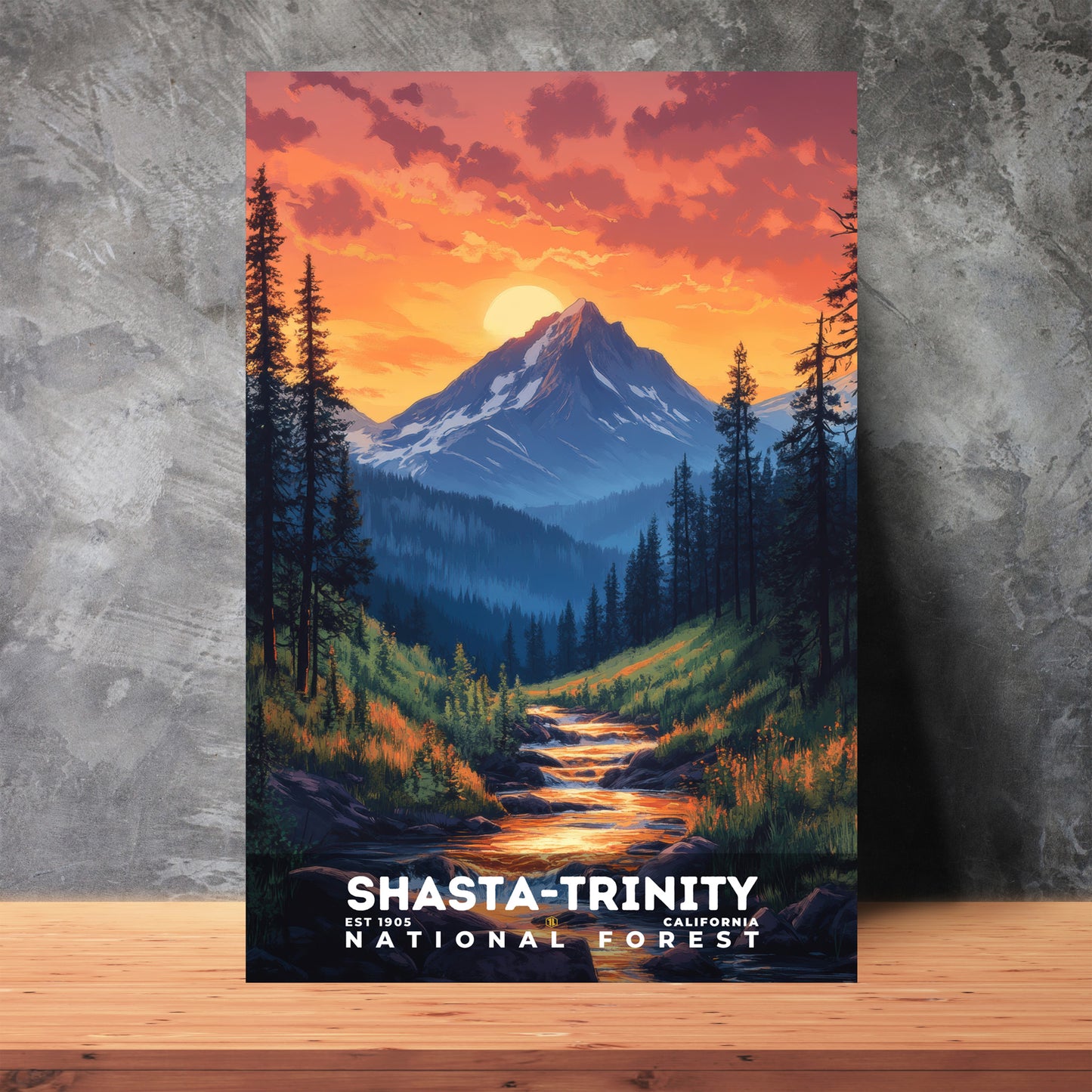 Shasta-Trinity National Forest Poster | S02