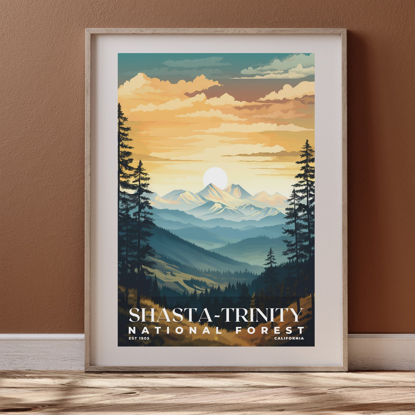 Shasta-Trinity National Forest Poster | S01
