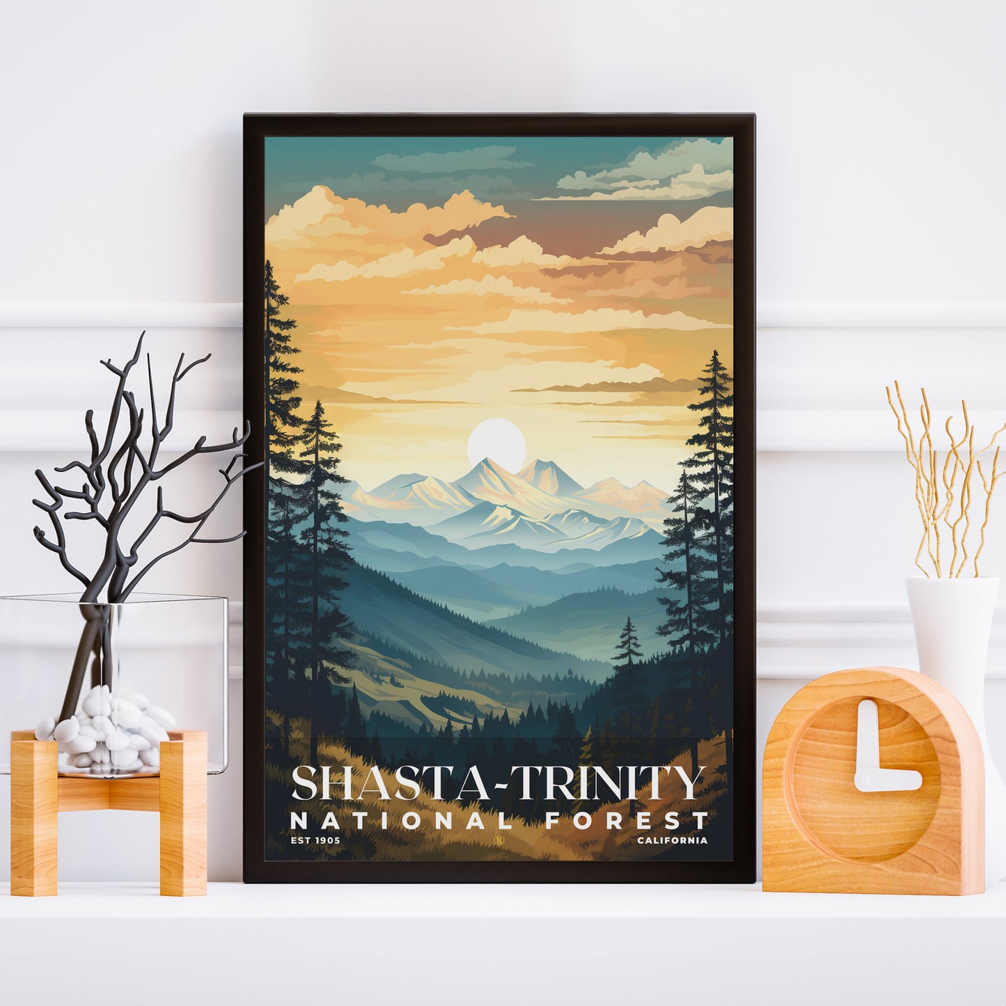 Shasta-Trinity National Forest Poster | S01
