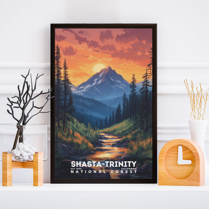 Shasta-Trinity National Forest Poster | S02