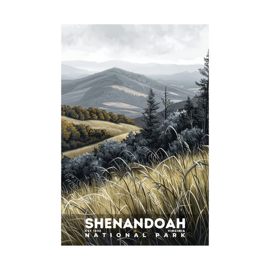 Shenandoah National Park Poster | S17