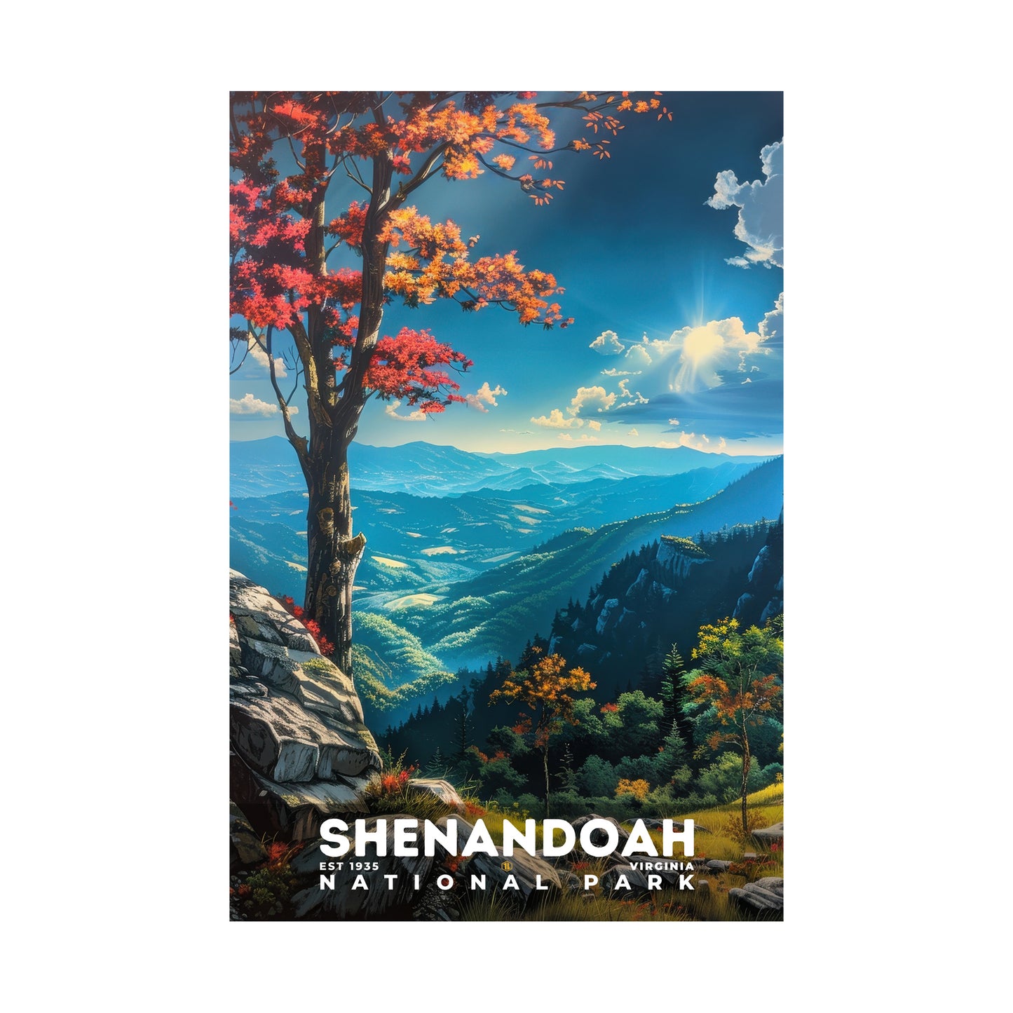 Shenandoah National Park Poster | S16