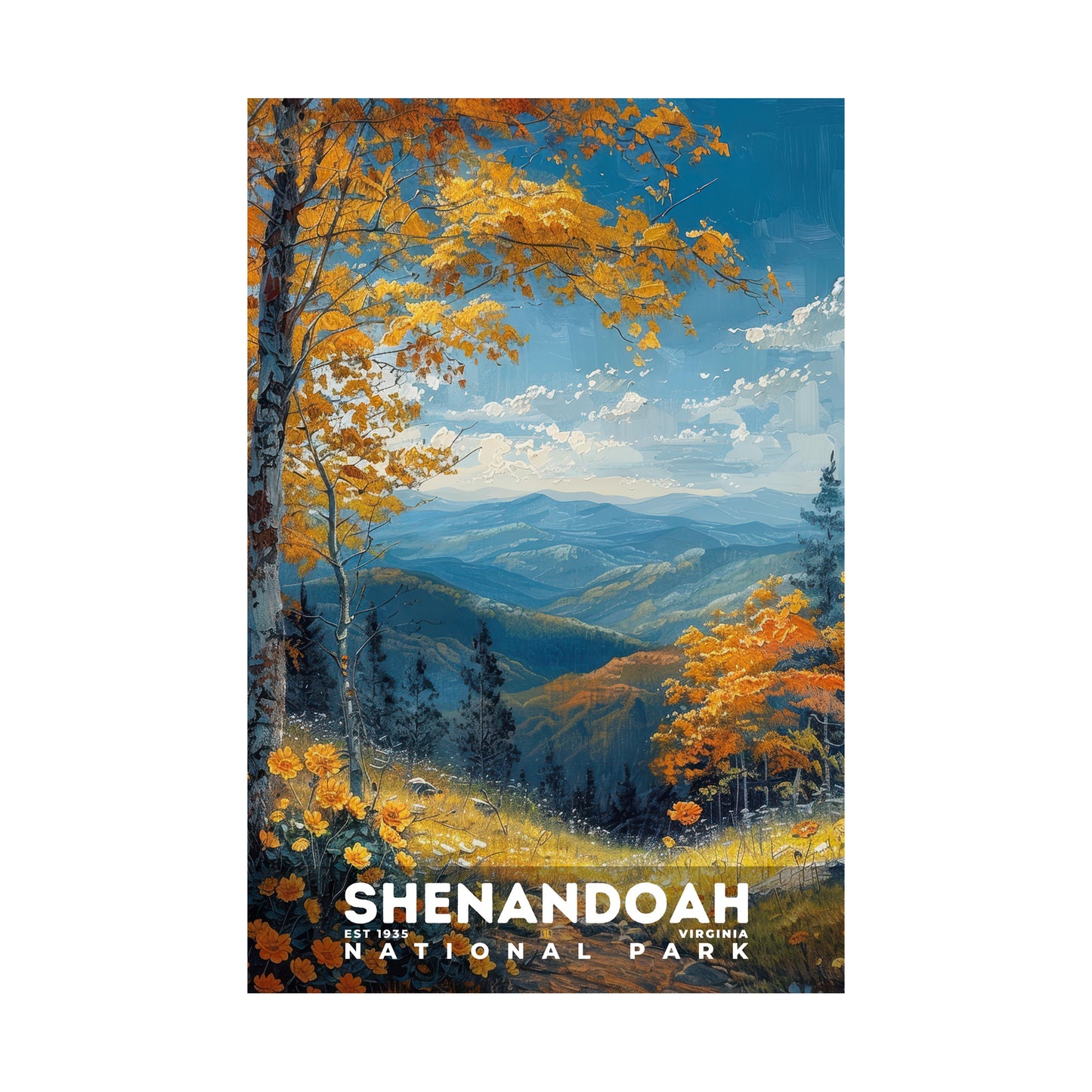 Shenandoah National Park Poster | S14