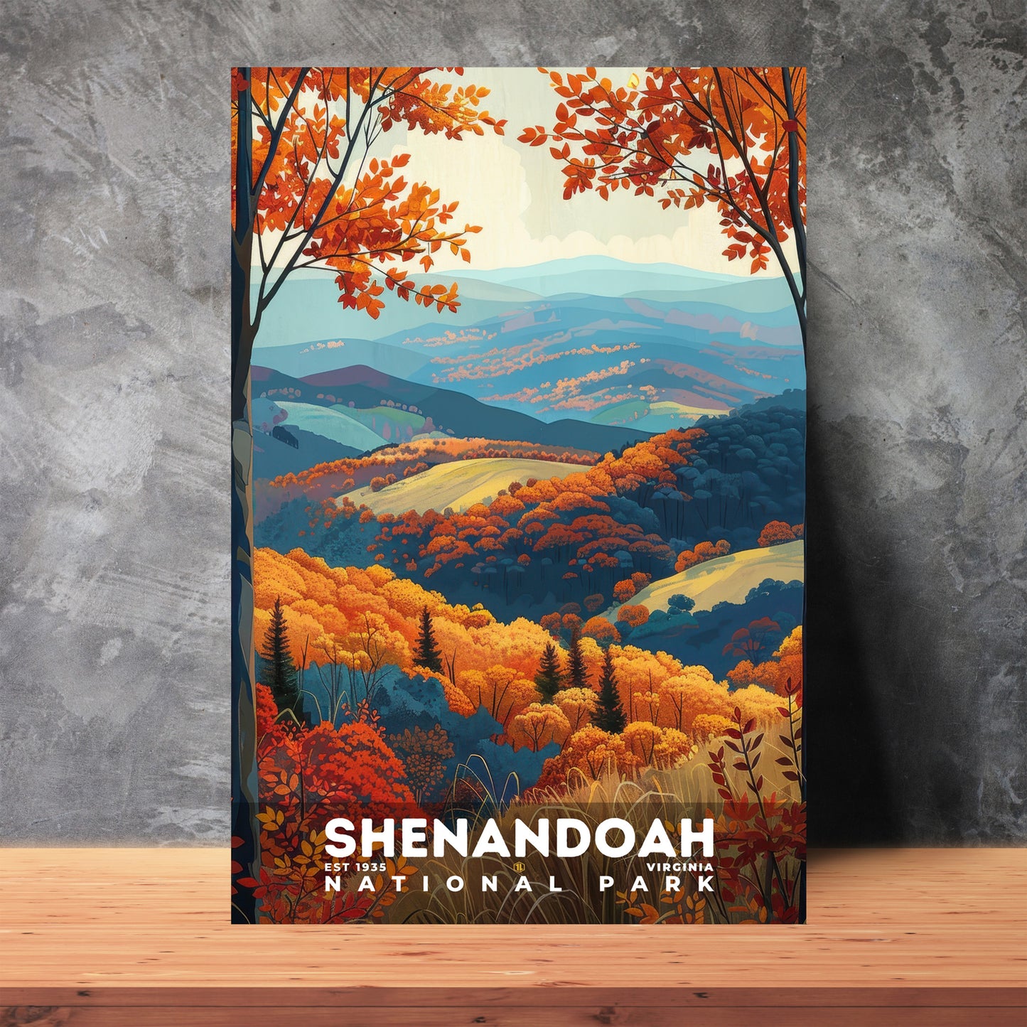 Shenandoah National Park Poster | S11