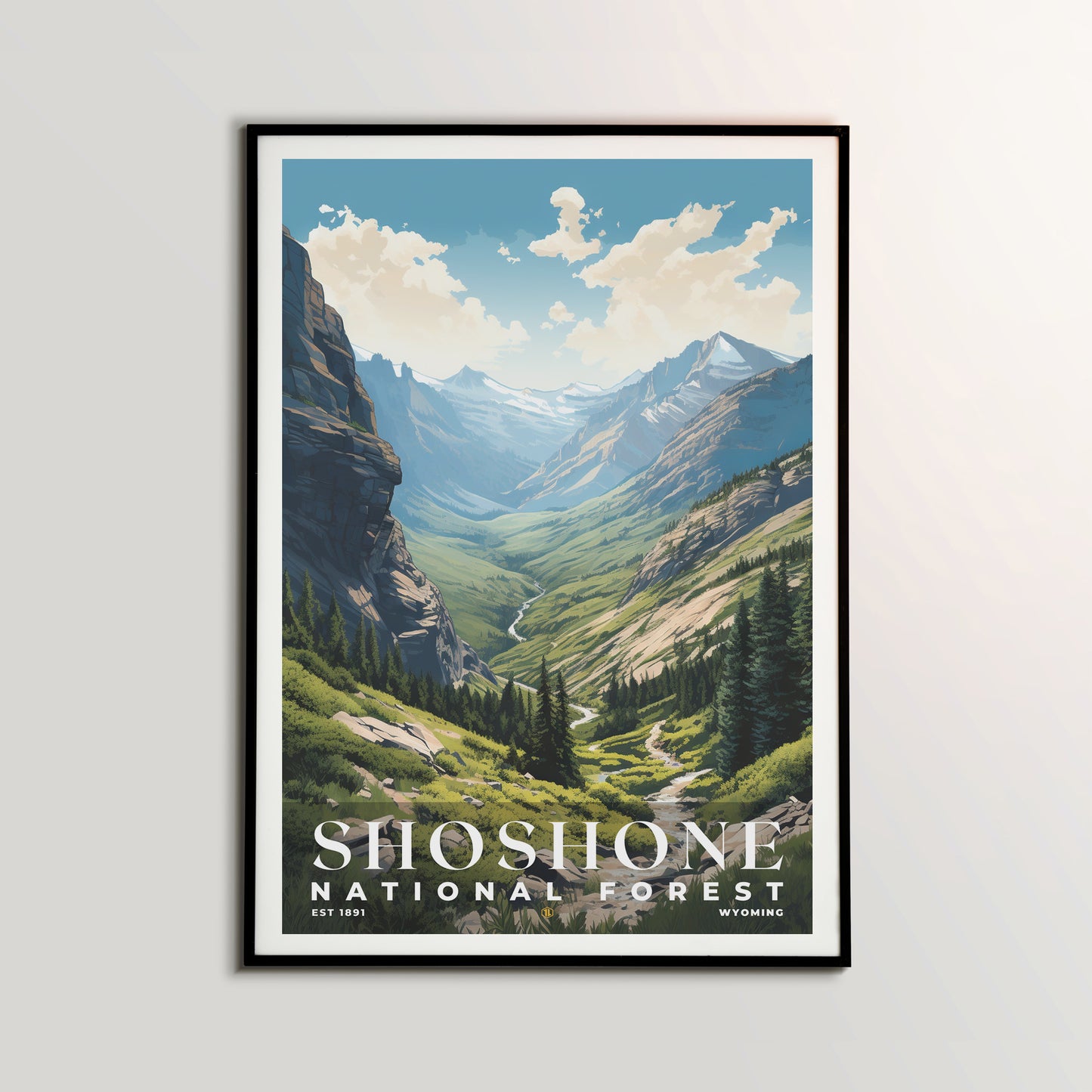 Shoshone National Forest Poster | S01