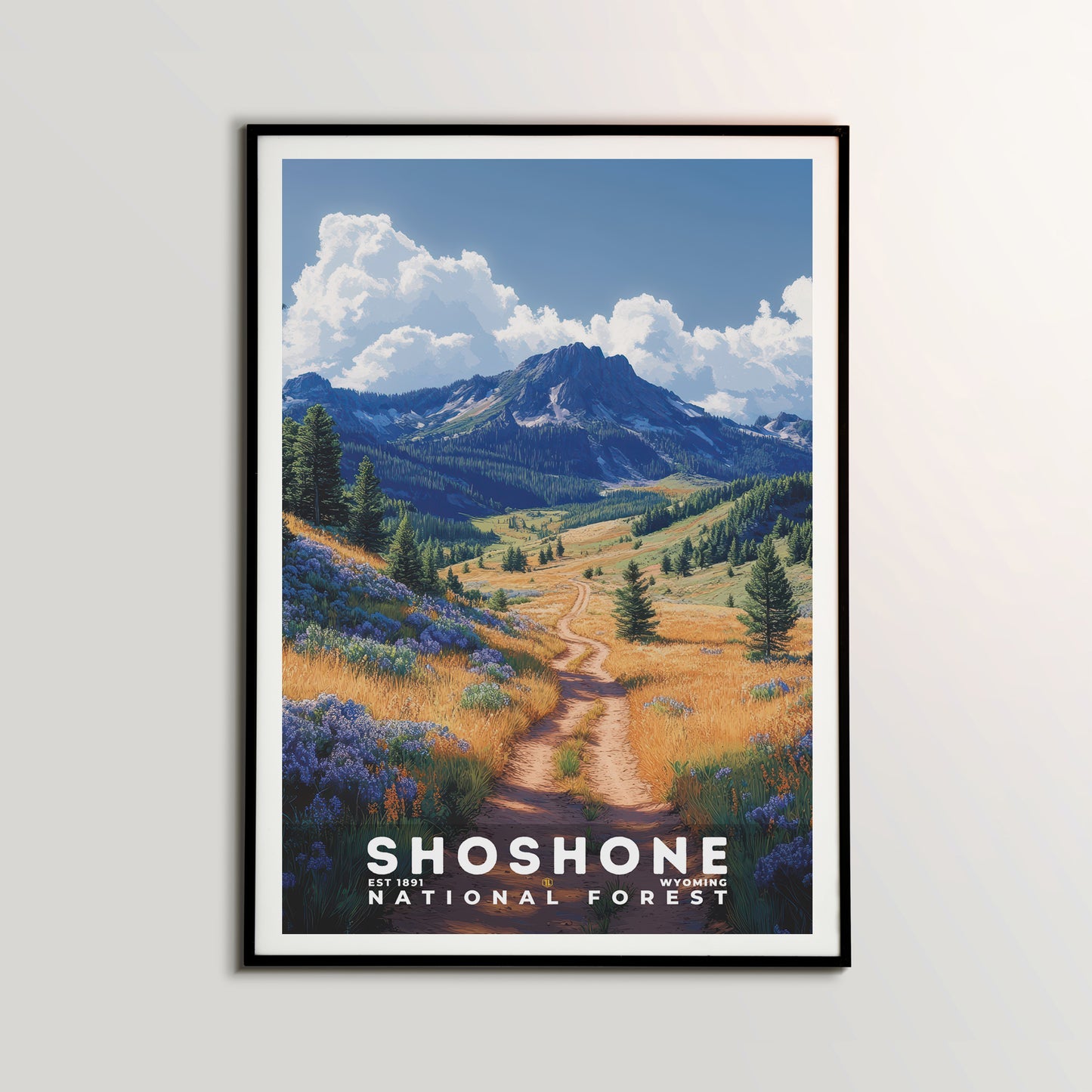 Shoshone National Forest Poster | S02