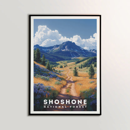 Shoshone National Forest Poster | S02