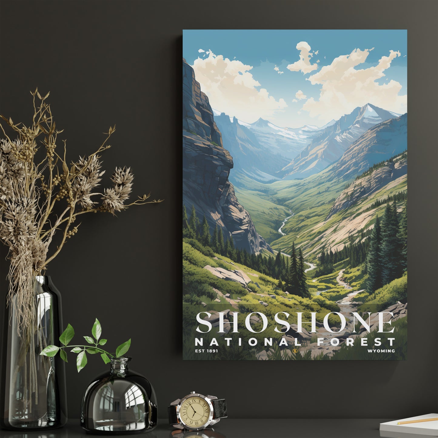 Shoshone National Forest Poster | S01