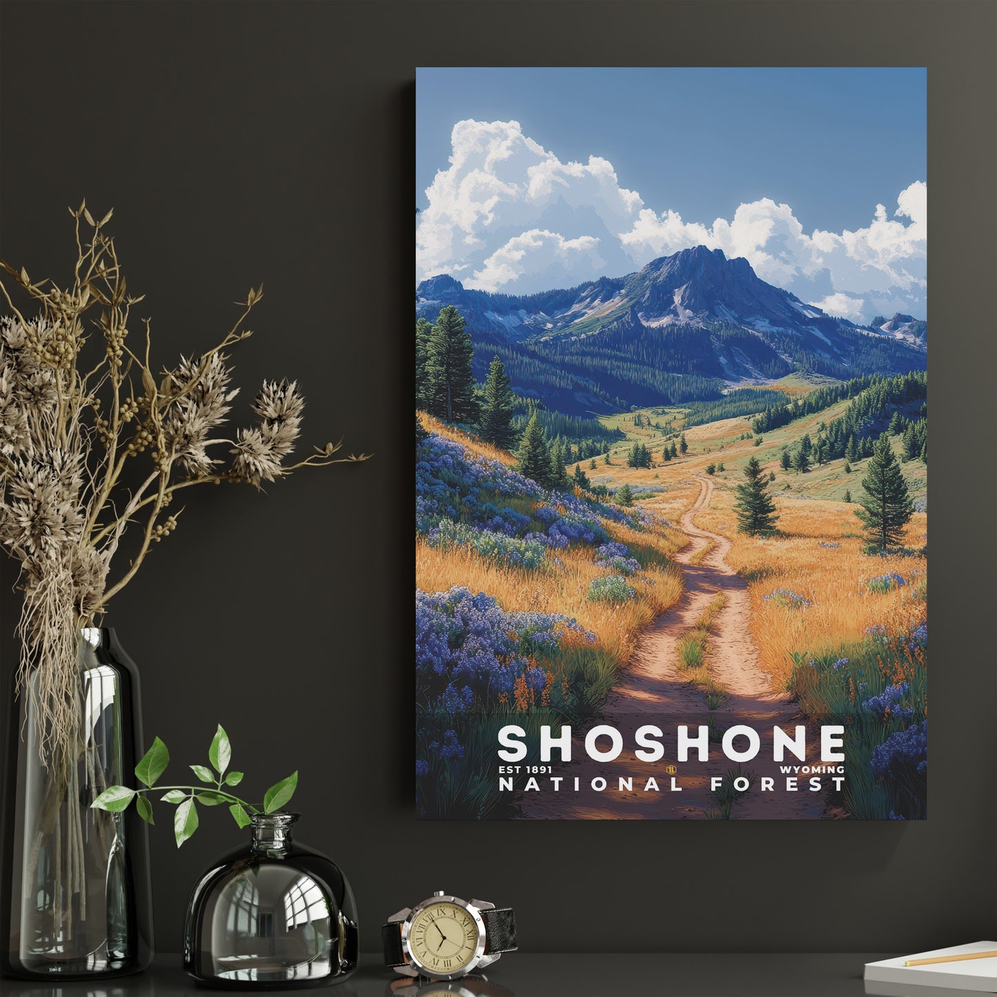 Shoshone National Forest Poster | S02