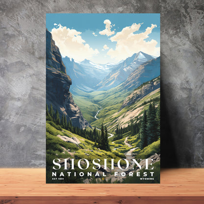 Shoshone National Forest Poster | S01