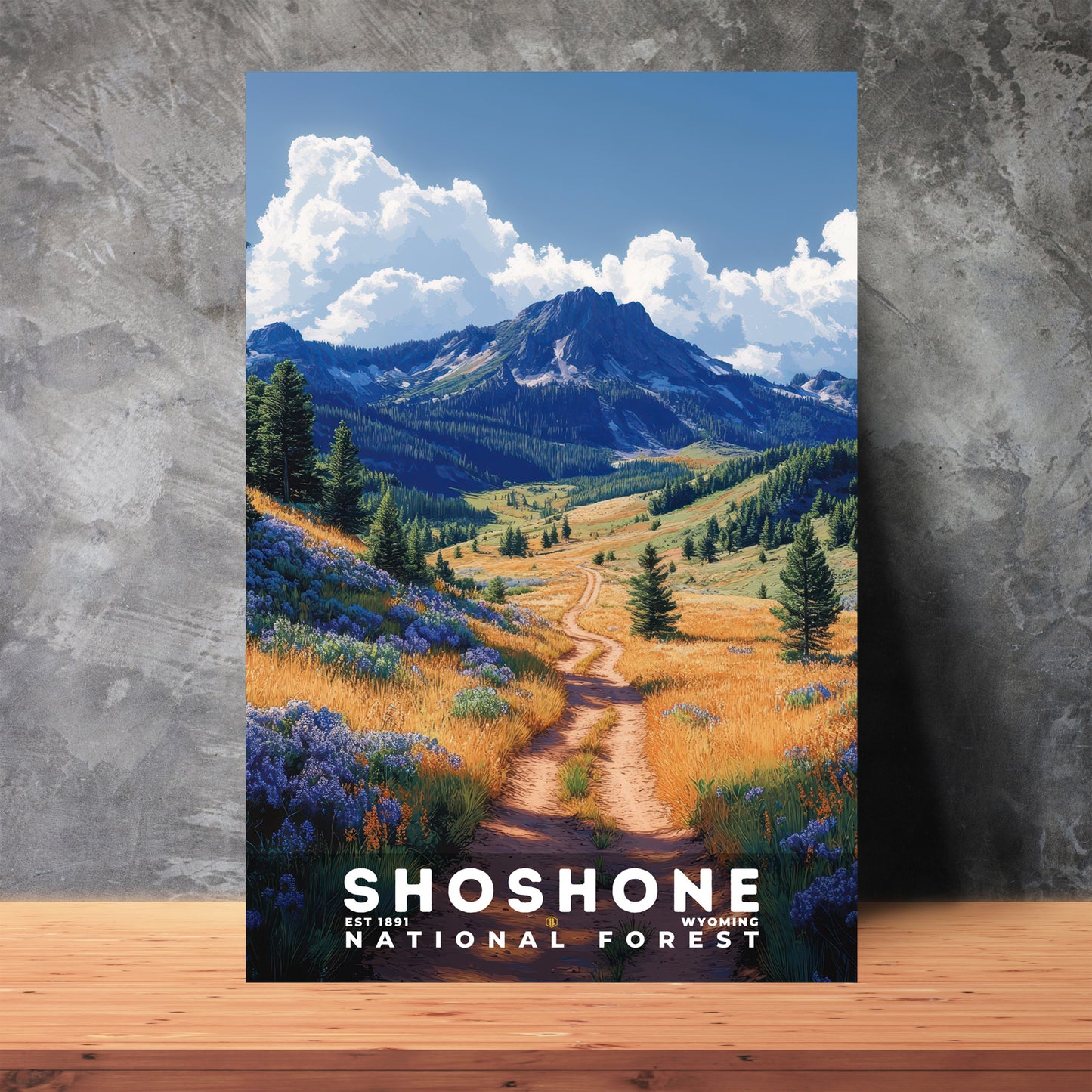 Shoshone National Forest Poster | S02