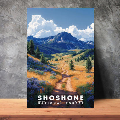 Shoshone National Forest Poster | S02