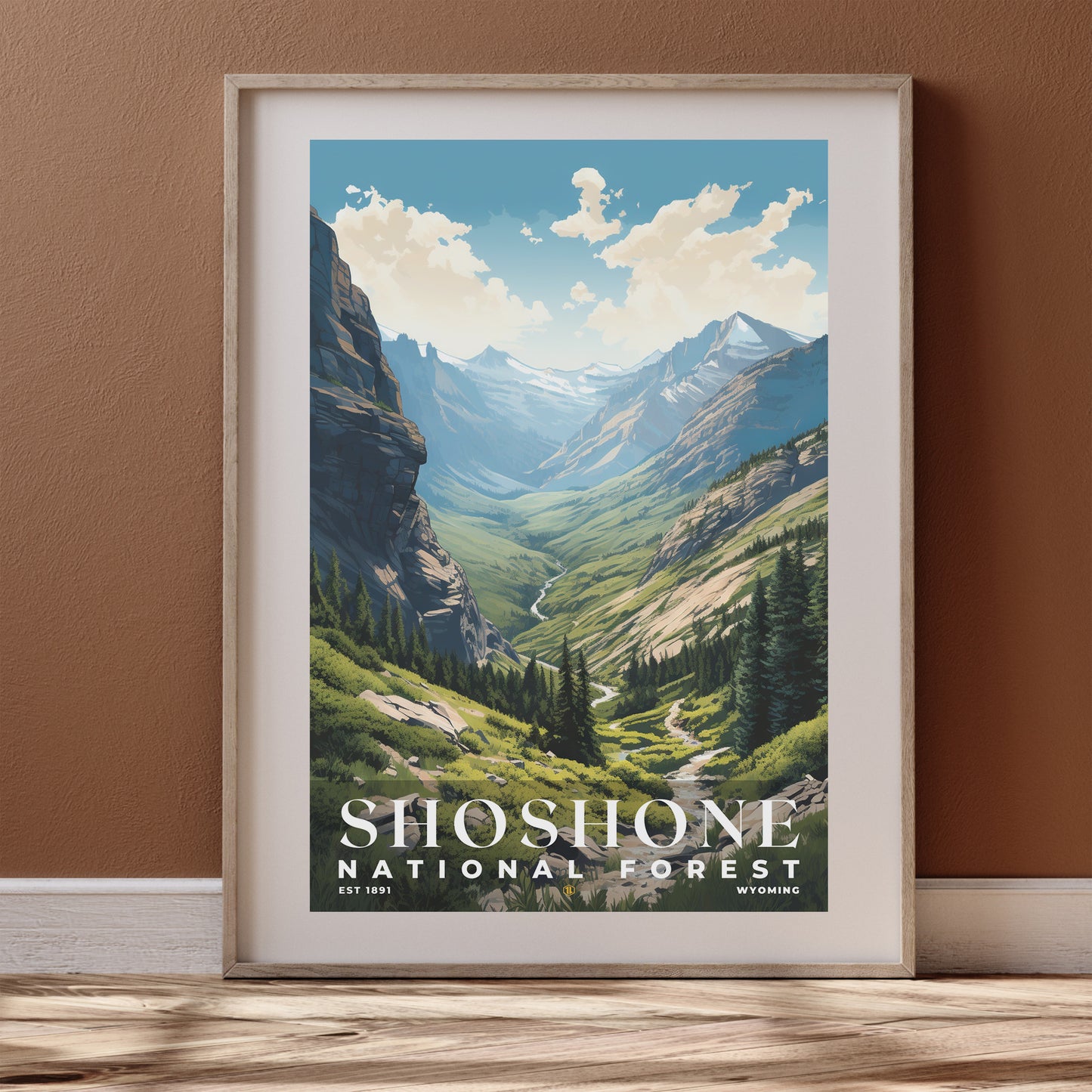 Shoshone National Forest Poster | S01