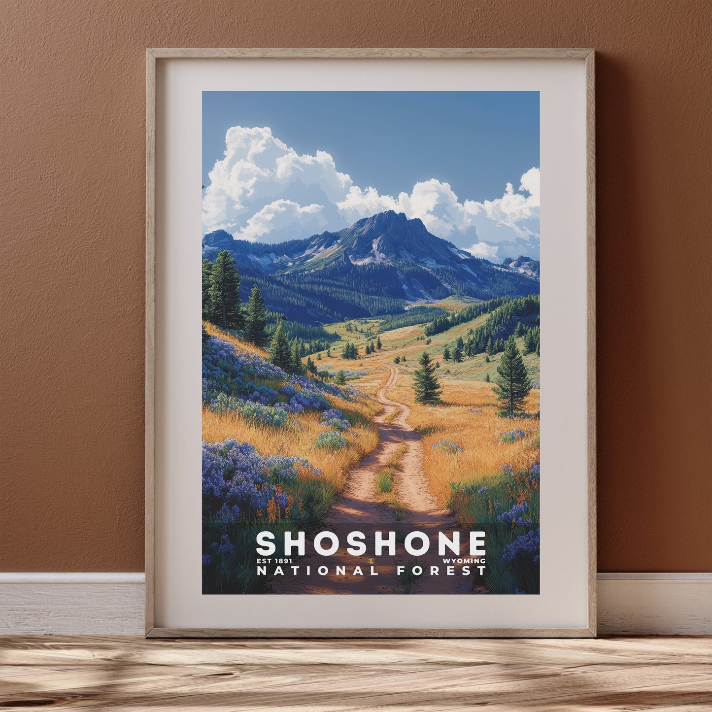 Shoshone National Forest Poster | S02