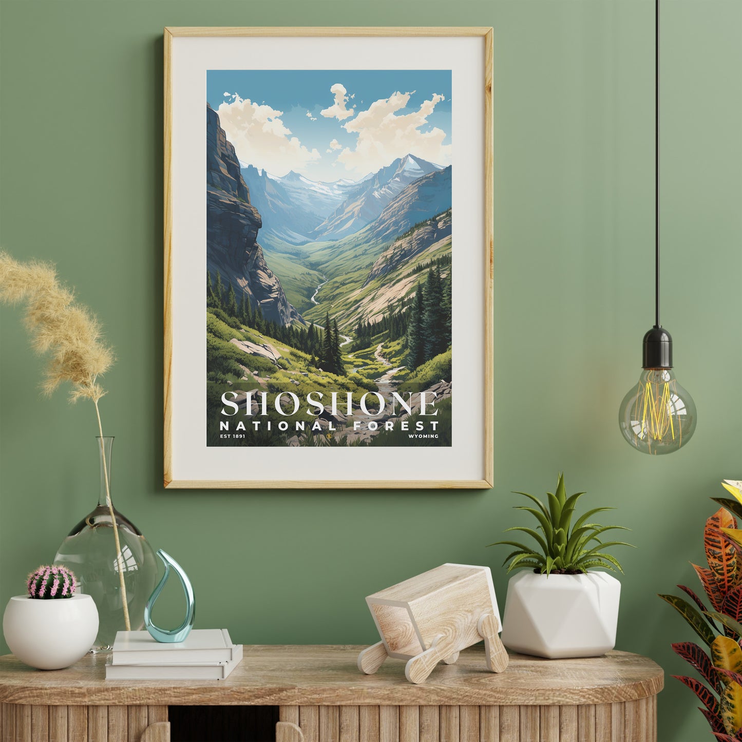 Shoshone National Forest Poster | S01