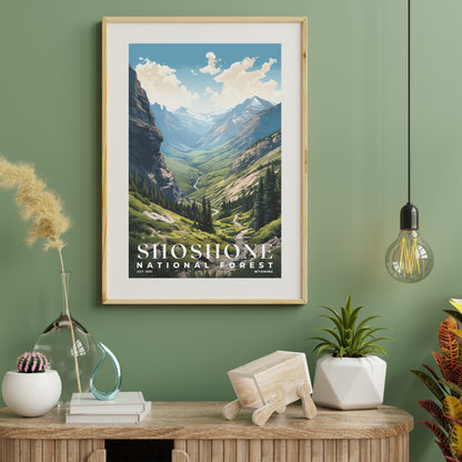 Shoshone National Forest Poster | S01