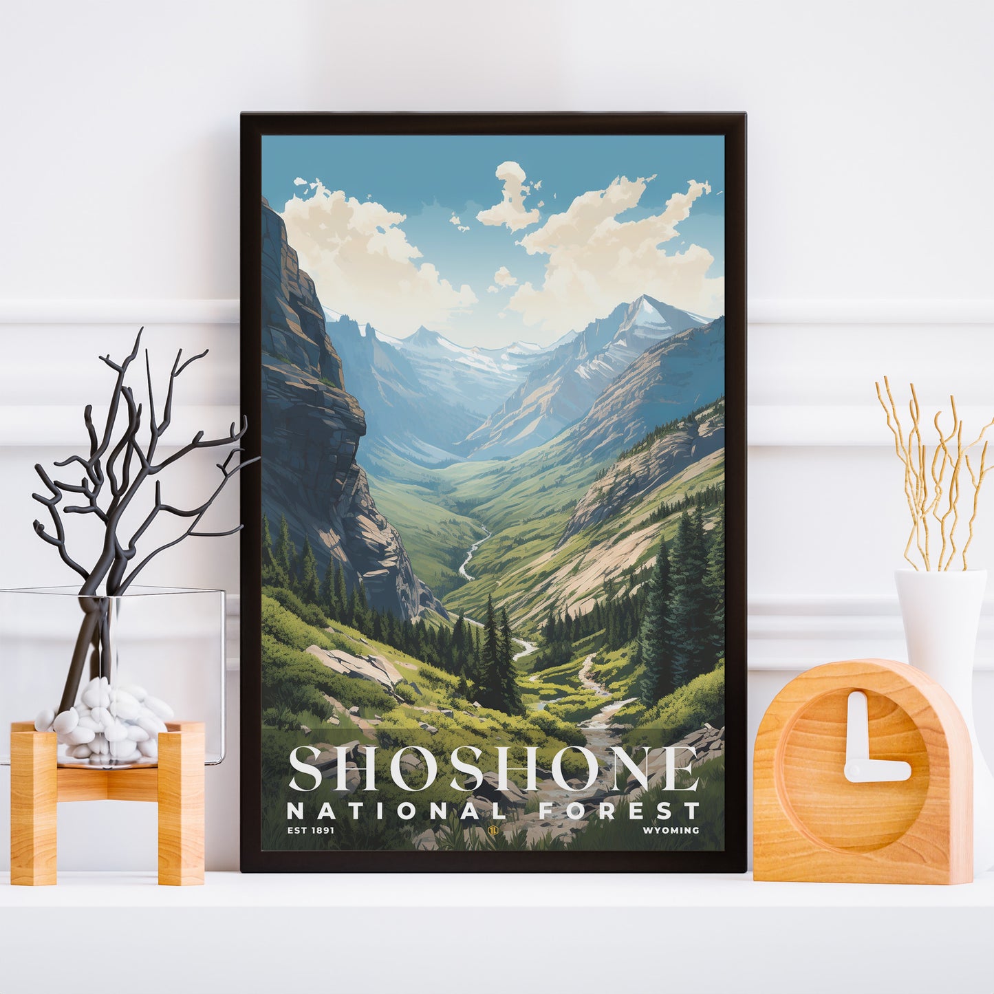 Shoshone National Forest Poster | S01