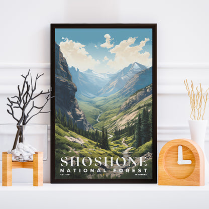 Shoshone National Forest Poster | S01