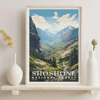 Shoshone National Forest Poster | S01