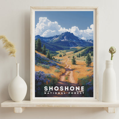 Shoshone National Forest Poster | S02