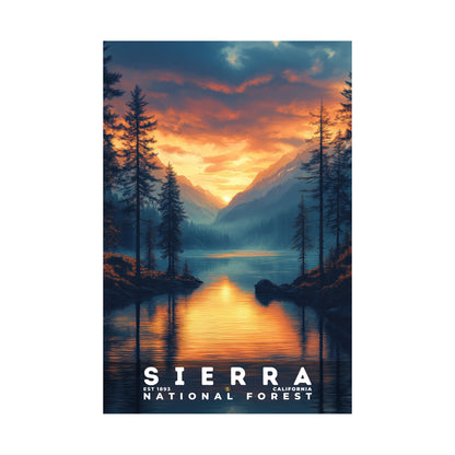 Sierra National Forest Poster | S02