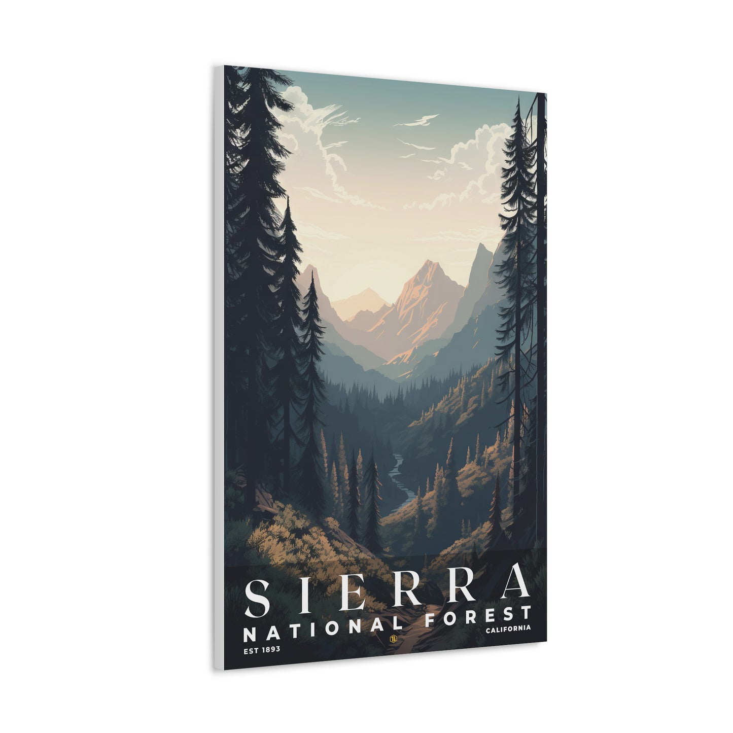 Sierra National Forest Poster | S01