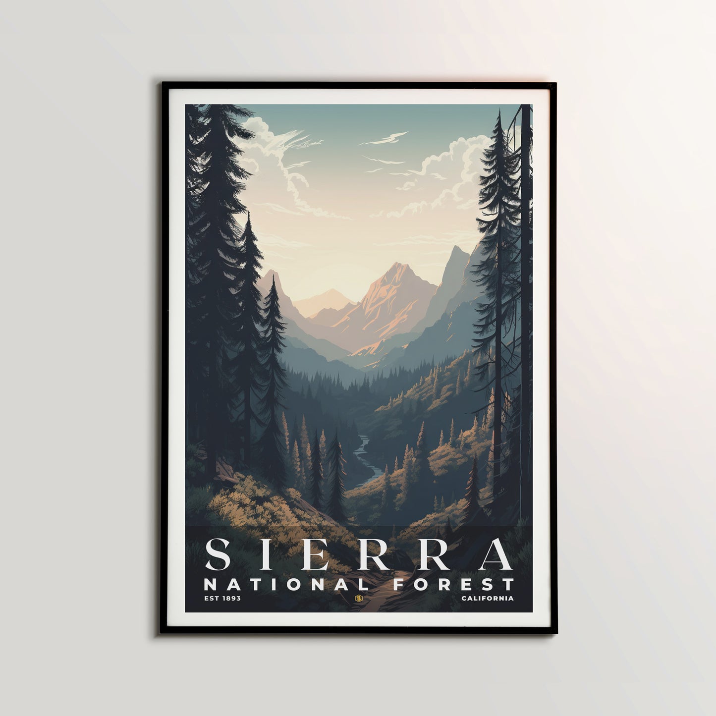 Sierra National Forest Poster | S01