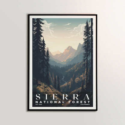 Sierra National Forest Poster | S01