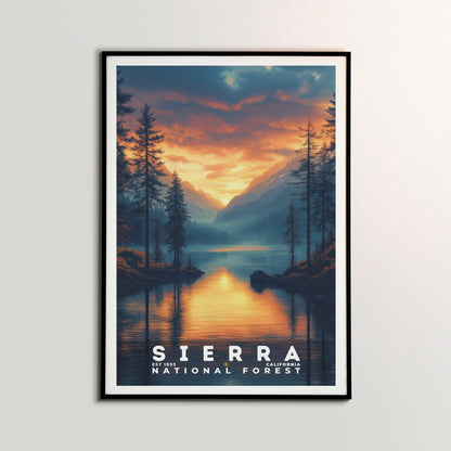 Sierra National Forest Poster | S02