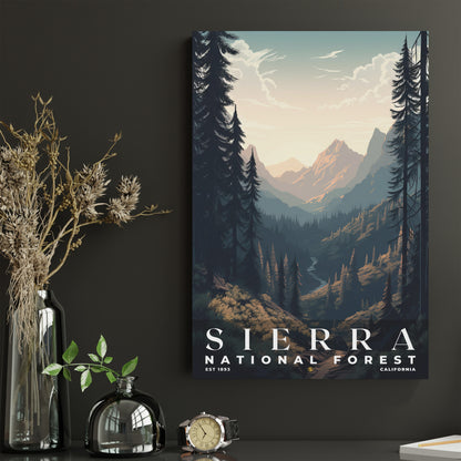 Sierra National Forest Poster | S01