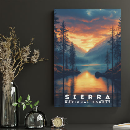 Sierra National Forest Poster | S02