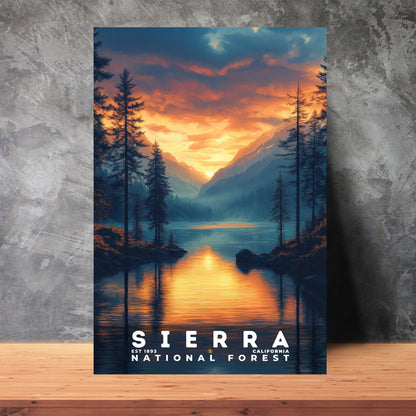 Sierra National Forest Poster | S02