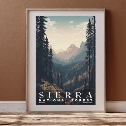 Sierra National Forest Poster | S01