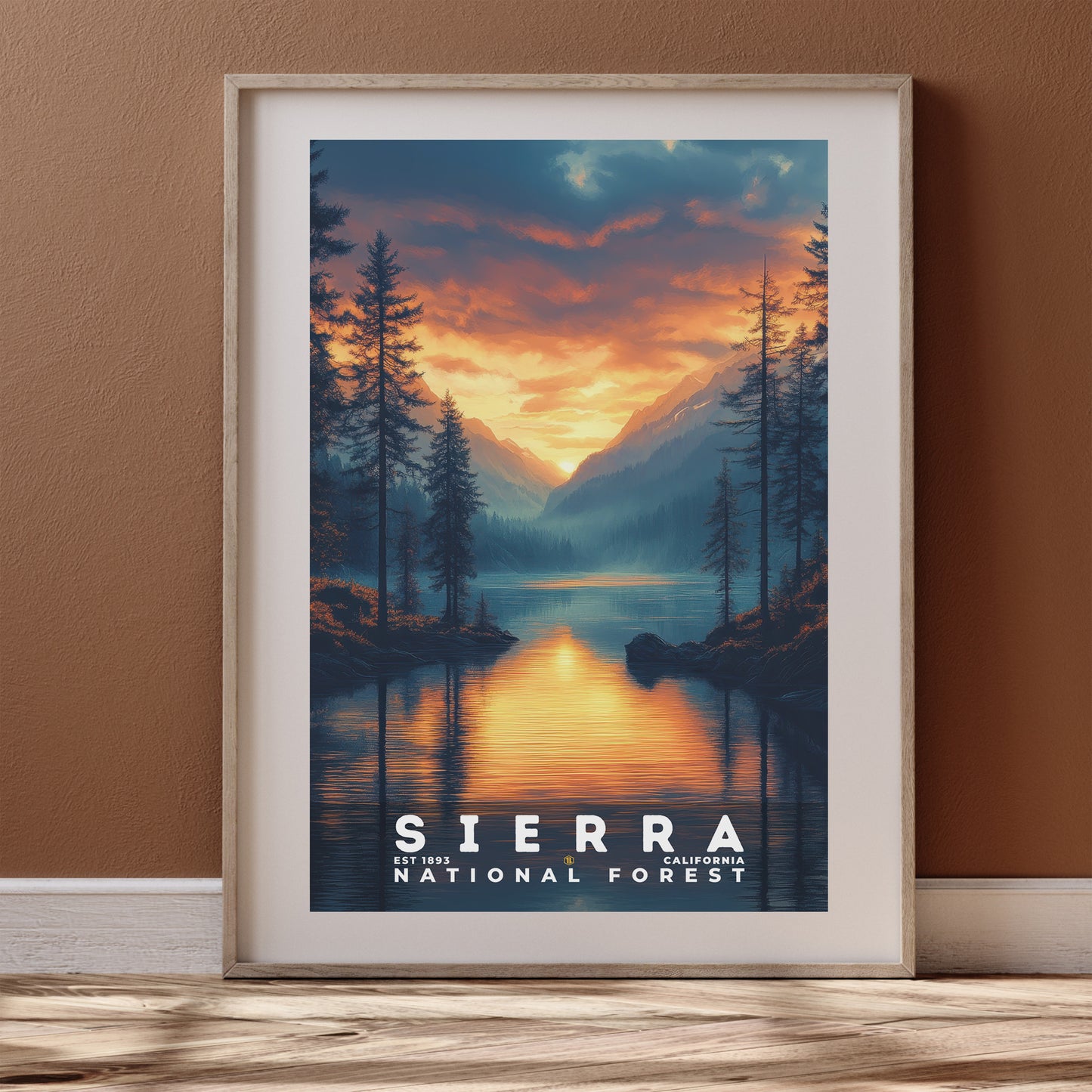 Sierra National Forest Poster | S02