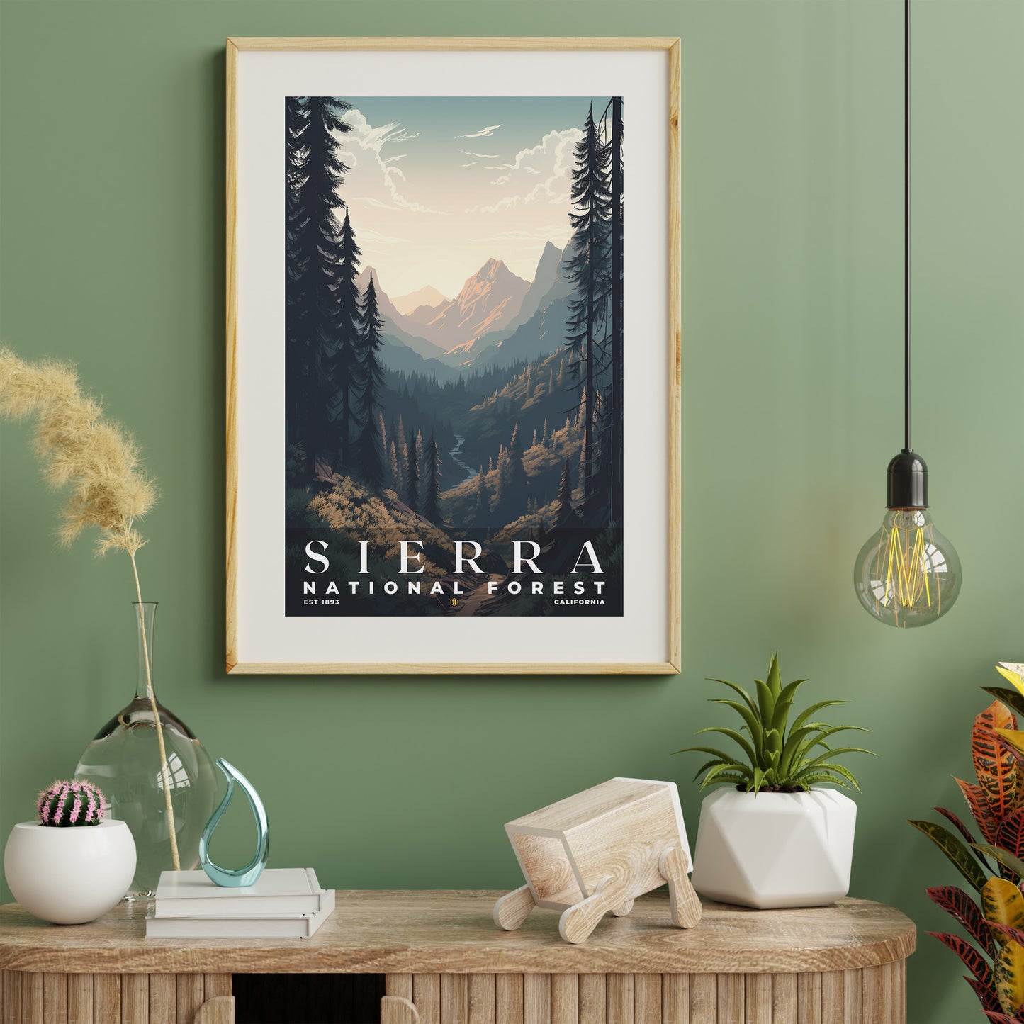 Sierra National Forest Poster | S01