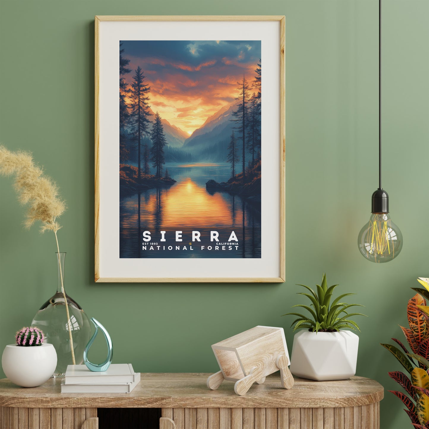 Sierra National Forest Poster | S02