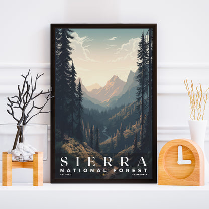 Sierra National Forest Poster | S01