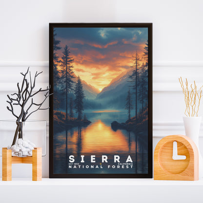 Sierra National Forest Poster | S02