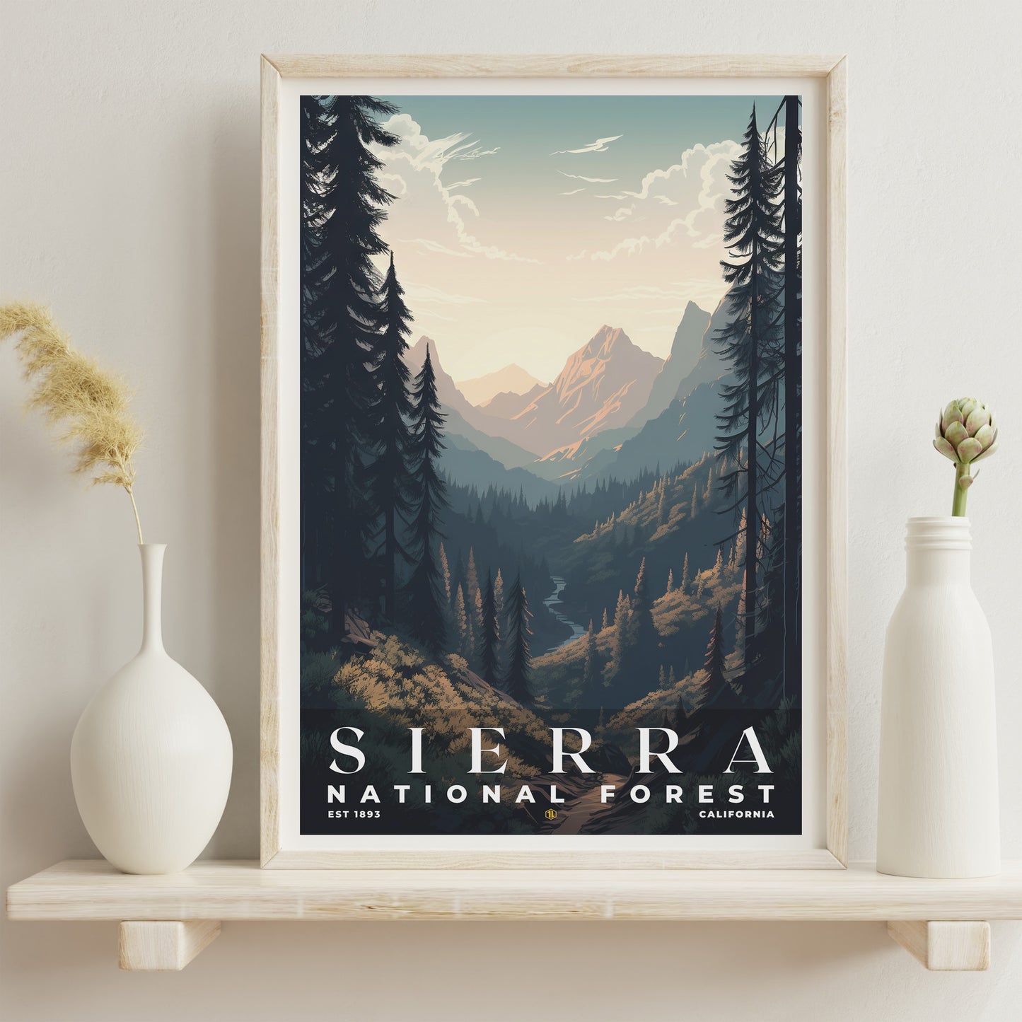 Sierra National Forest Poster | S01