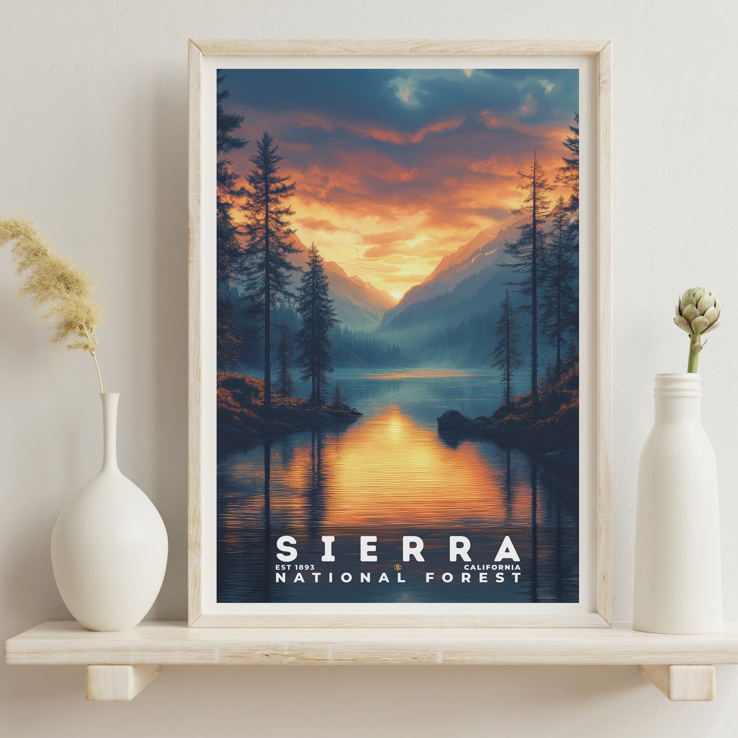 Sierra National Forest Poster | S02