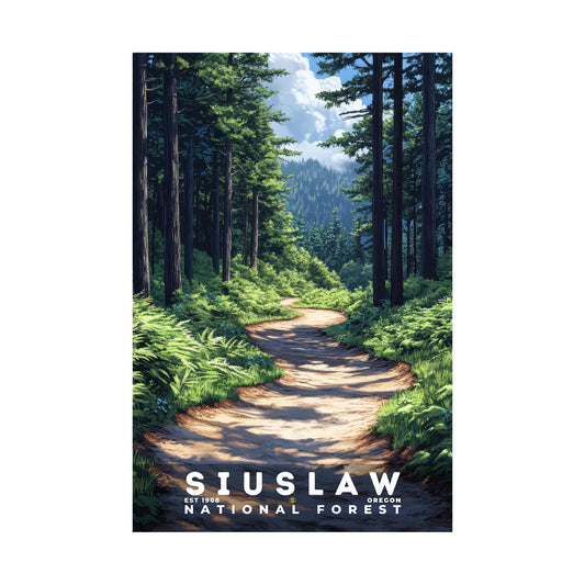 Siuslaw National Forest Poster | S02