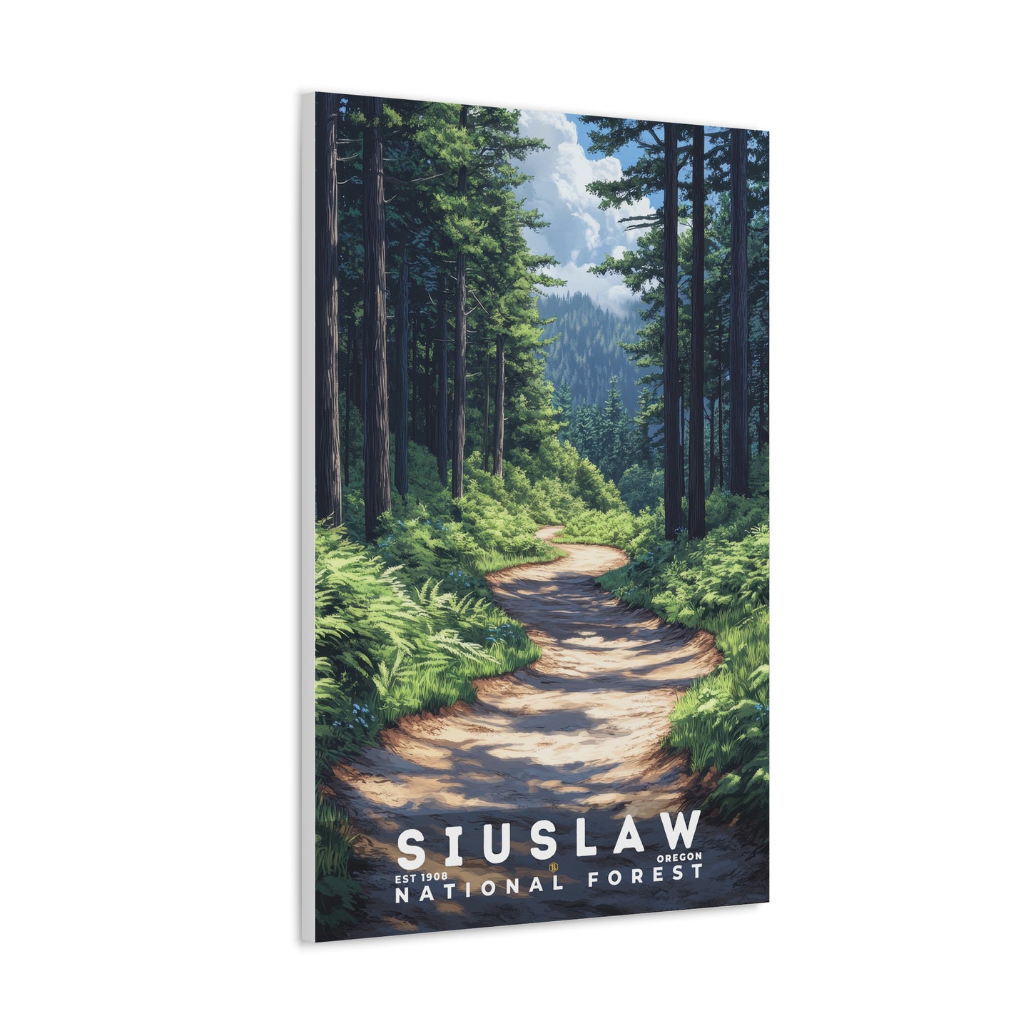Siuslaw National Forest Poster | S02