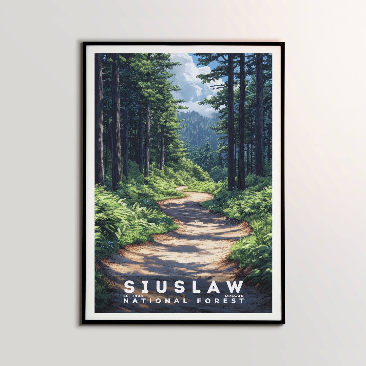 Siuslaw National Forest Poster | S02