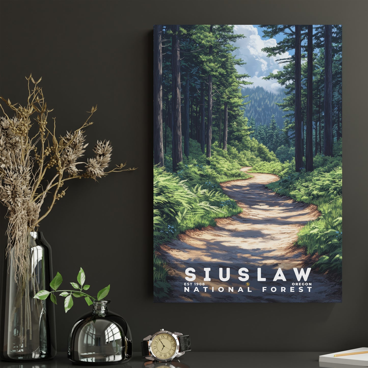 Siuslaw National Forest Poster | S02